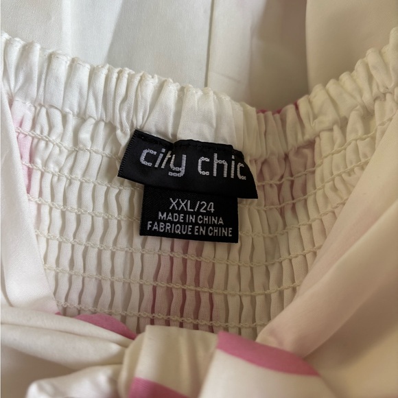 NWOT CITY CHIC Holly Spot Pink Polka Dot Dress - Picture 8 of 15